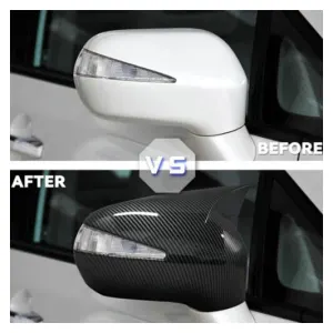 Honda Civic Door Side Mirror Cover Carbon Fiber - Model 2006-2012