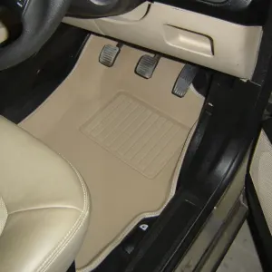 Honda BRV 5D Floor Mats Beige 3pcs Model 2014 - 2016