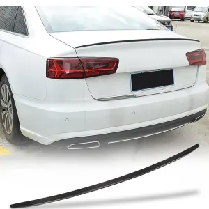 Audi A6 Trunk Lip Spoiler Unpainted (PK) Model 2011-2018