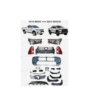 REVO 2015 TO ROCCO 2021 FACE UPLIFT WITH GRAY HEAD LAMP  W\O Grill