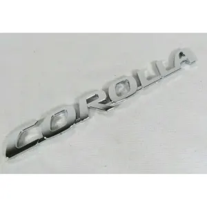 "Corolla" Trunk Monogram Small Model: 2009-2023 Chrome Genuine
