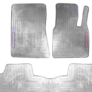 Kia Sportage Rubber Floor Mat Smoke With Beige Border Model 2020 - 2021