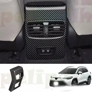 Toyota Cross Carbon Fiber Rear Air Condition Vent Panel Trim 2022-2023