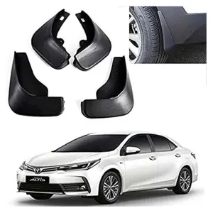 Toyota Corolla Mud Flaps Black Model GLI XLI 2015