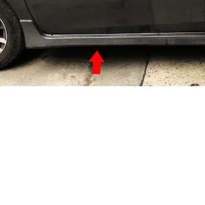 Toyota Corolla Grande Side Skirts Unpainted - Model 2014-217