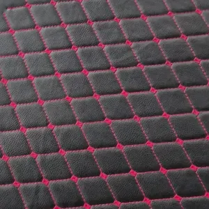Changan Alsvin 7D Eco Floor Mats Black with Red Stitch  Model 2021