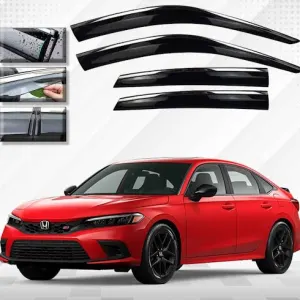 Honda Civic Air press With Steel Chrome Model 2022-2023