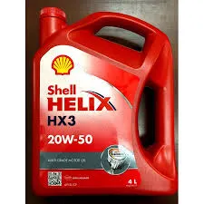 SHELL HELIX HX3 20W50 SL/CF 4 LTR