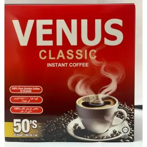 Venus Classic Instant Coffee (50 sticks x 2g)