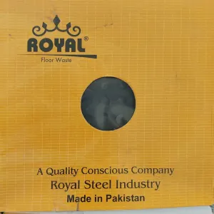 Floor waste Black Royal Black 6x6