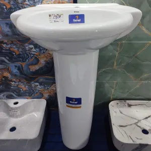Basin Pedestal Libra White