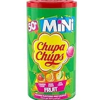 CHUPA CHUPS LOLLY POP FRUIT+COLA (50PCS)  ALF
