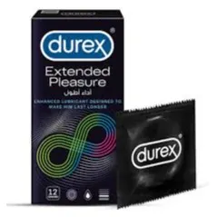 DUREX CONDOMS EXTENDED PLEASURE 12 PC