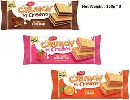 TIFFANY CRUNCH CREAM WAFER 135G ALF