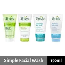 SIMPLE MICELLAR GEL WASH FACE WASH 150ML ALL FLV