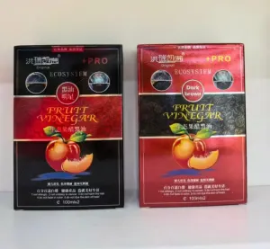 FRUIT VINEGAR HAIR GEL COLOR BLACK& DARK BROWN 100GRAM