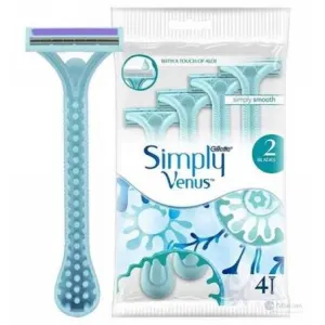 GILLETTE SIMPLY VENUS RAZOR FOR WOMEN (4PCS)