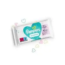 PAMPERS BABY WIPES SENSITIVE 2 IN 1 (52 PCS)