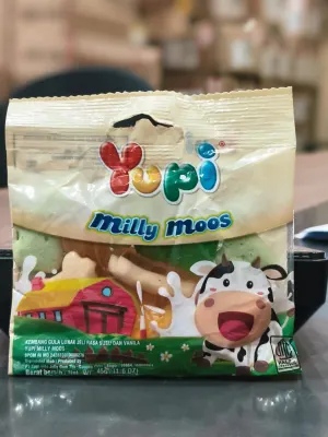 YUPI JELLY POUCH 45G  (6PCS)   (12CL) ALF