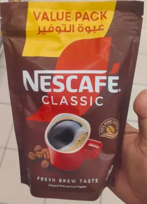 NESCAFE CLASSIC 190 GRAM POUCH  ARBIC UAE MADE